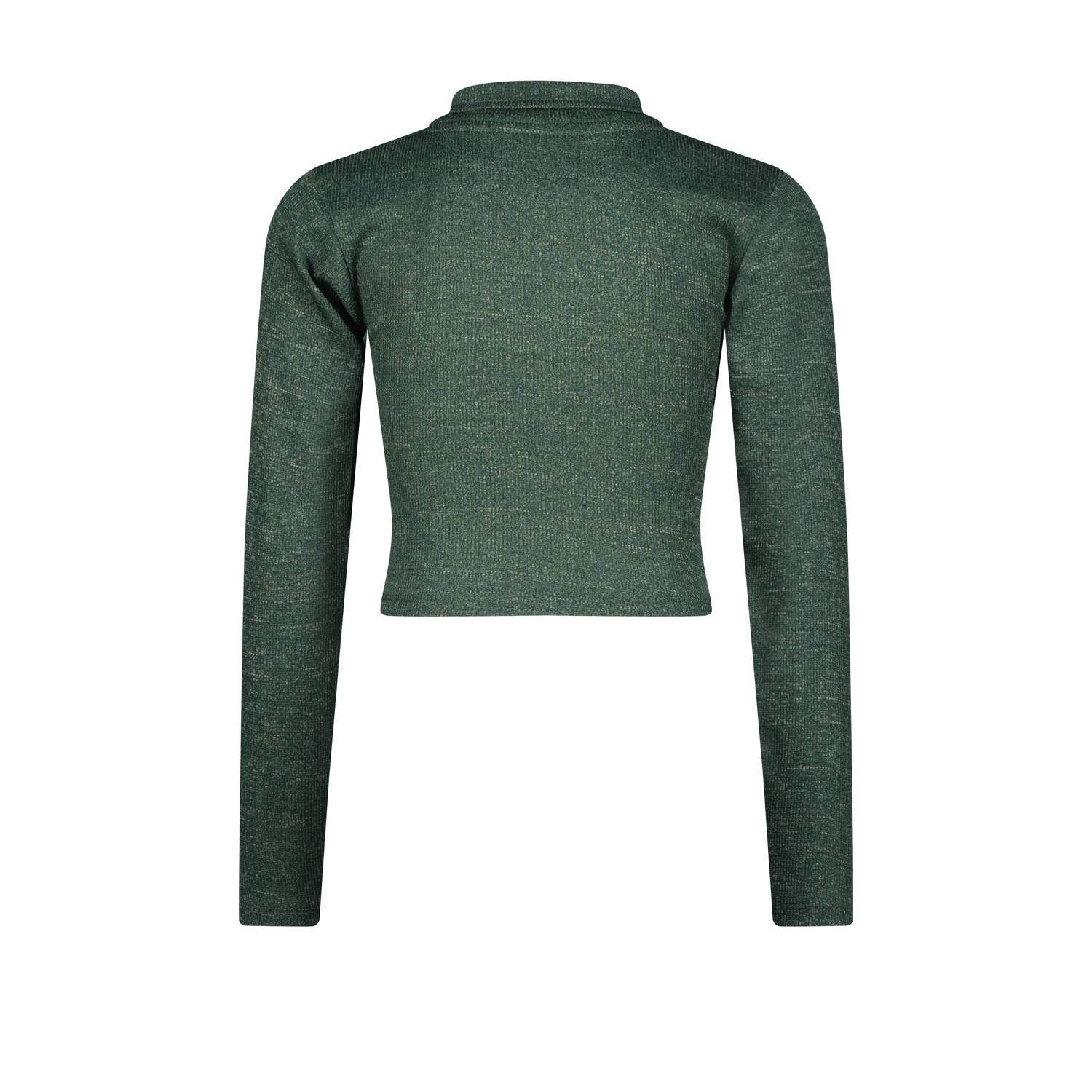 Raizzed crop top Sadie warm donkergroen
