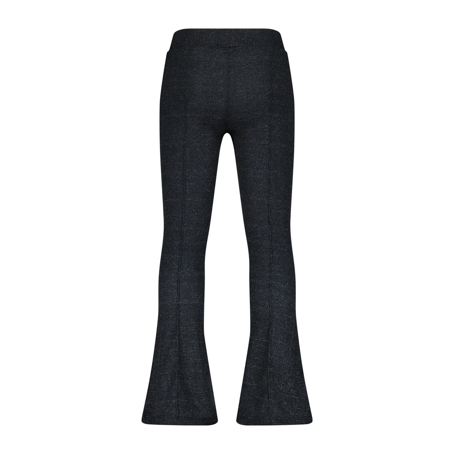 Raizzed flared broek Lara zwart