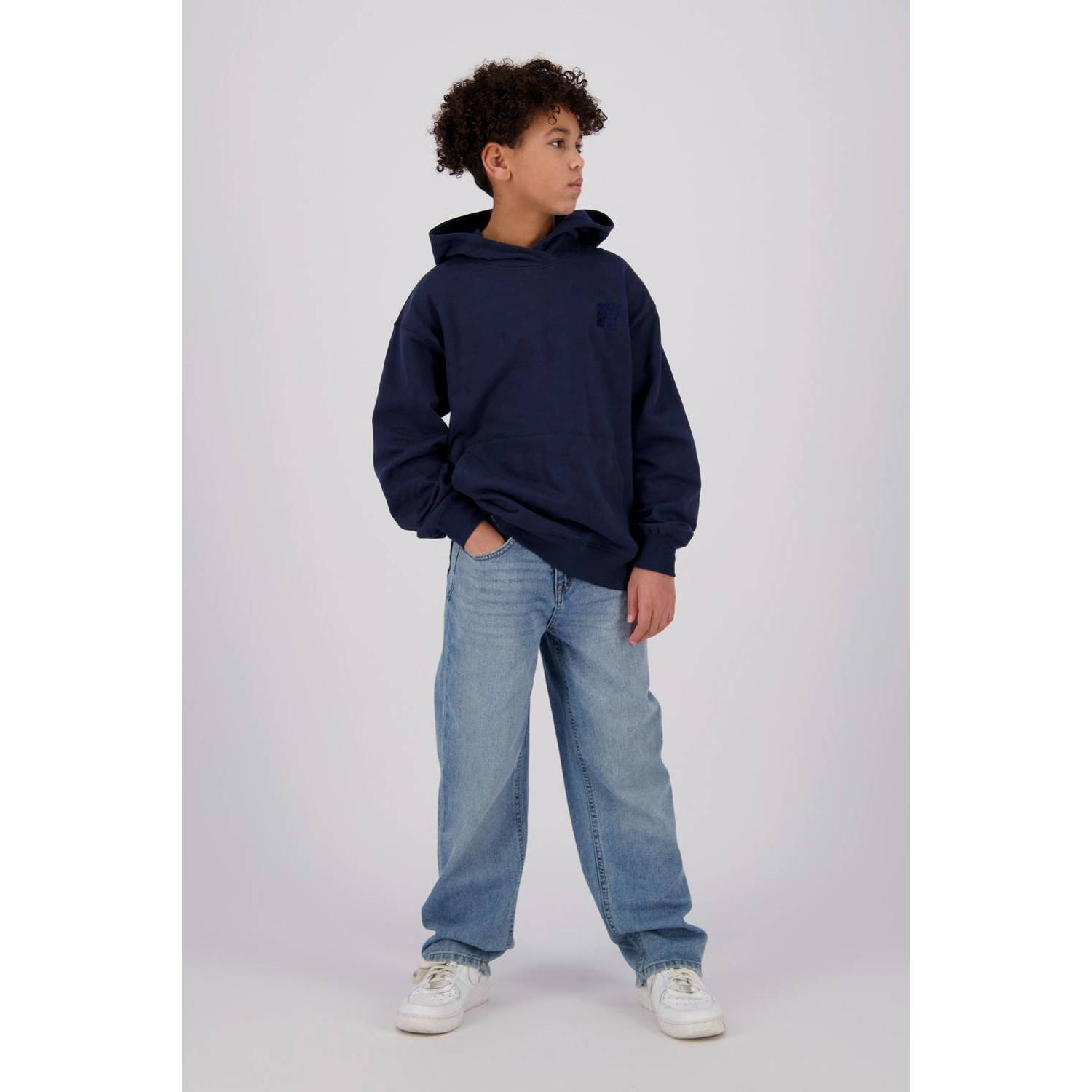 Raizzed loose fit jeans Hanoi vintage blue Blauw Jongens Denim Effen 116