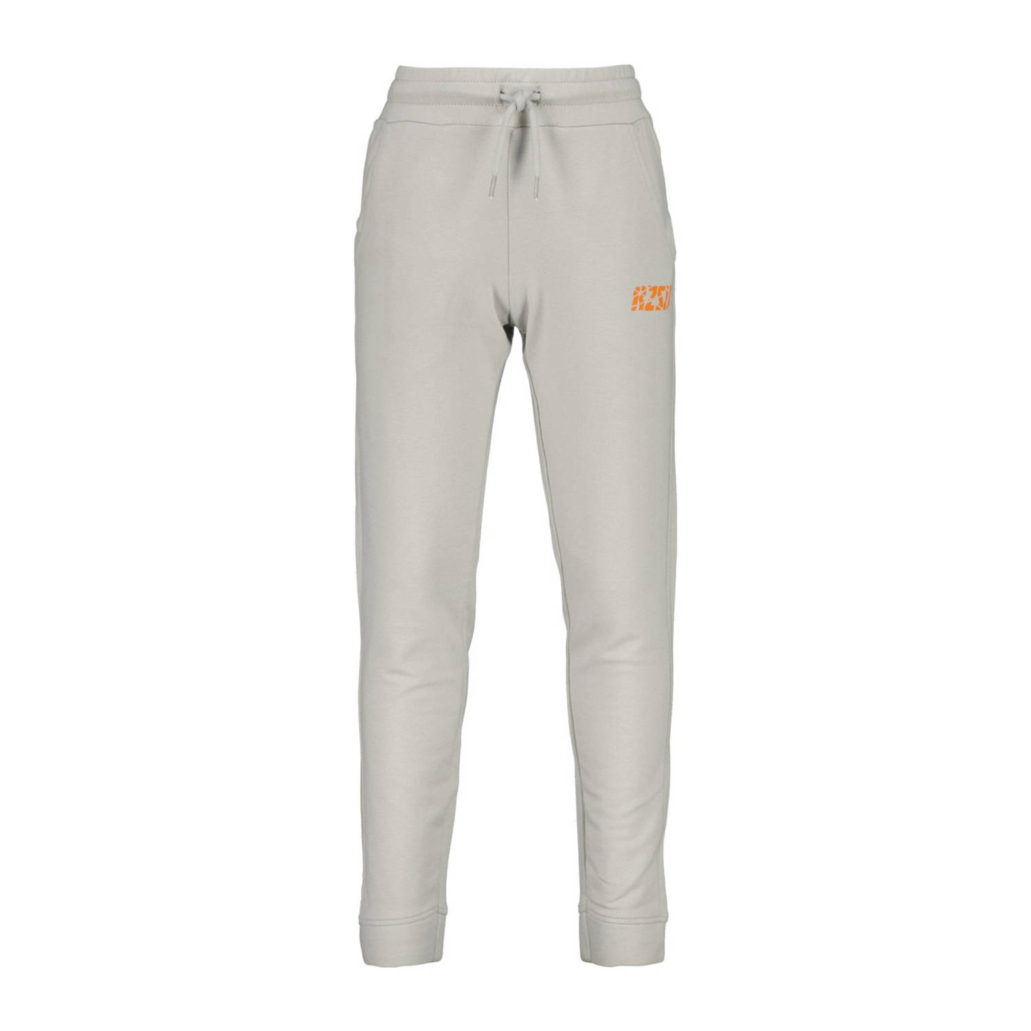 Raizzed tapered fit joggingbroek Rodo met logo lichtgrijs