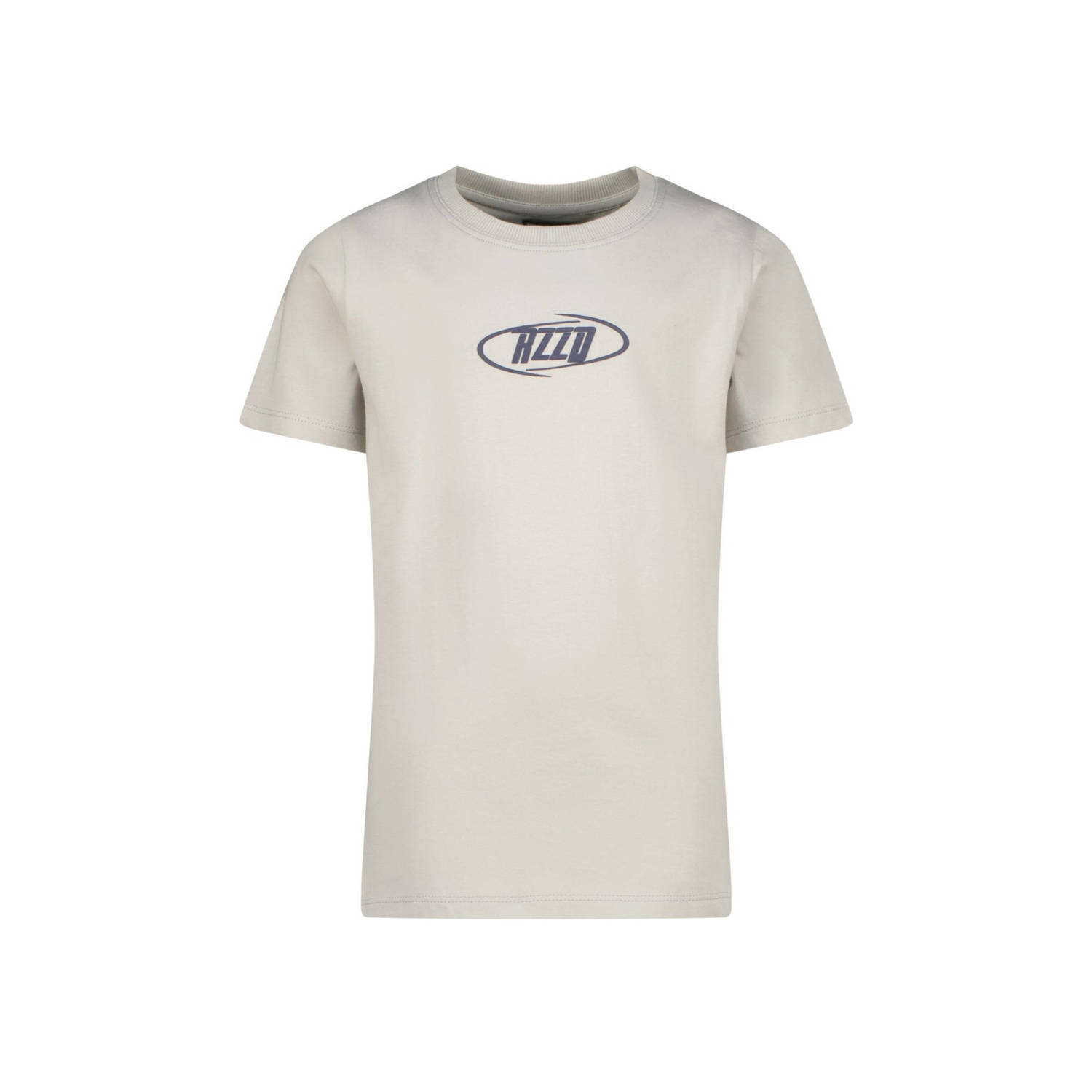 Raizzed T-shirt Abuja met printopdruk lichtgrijs