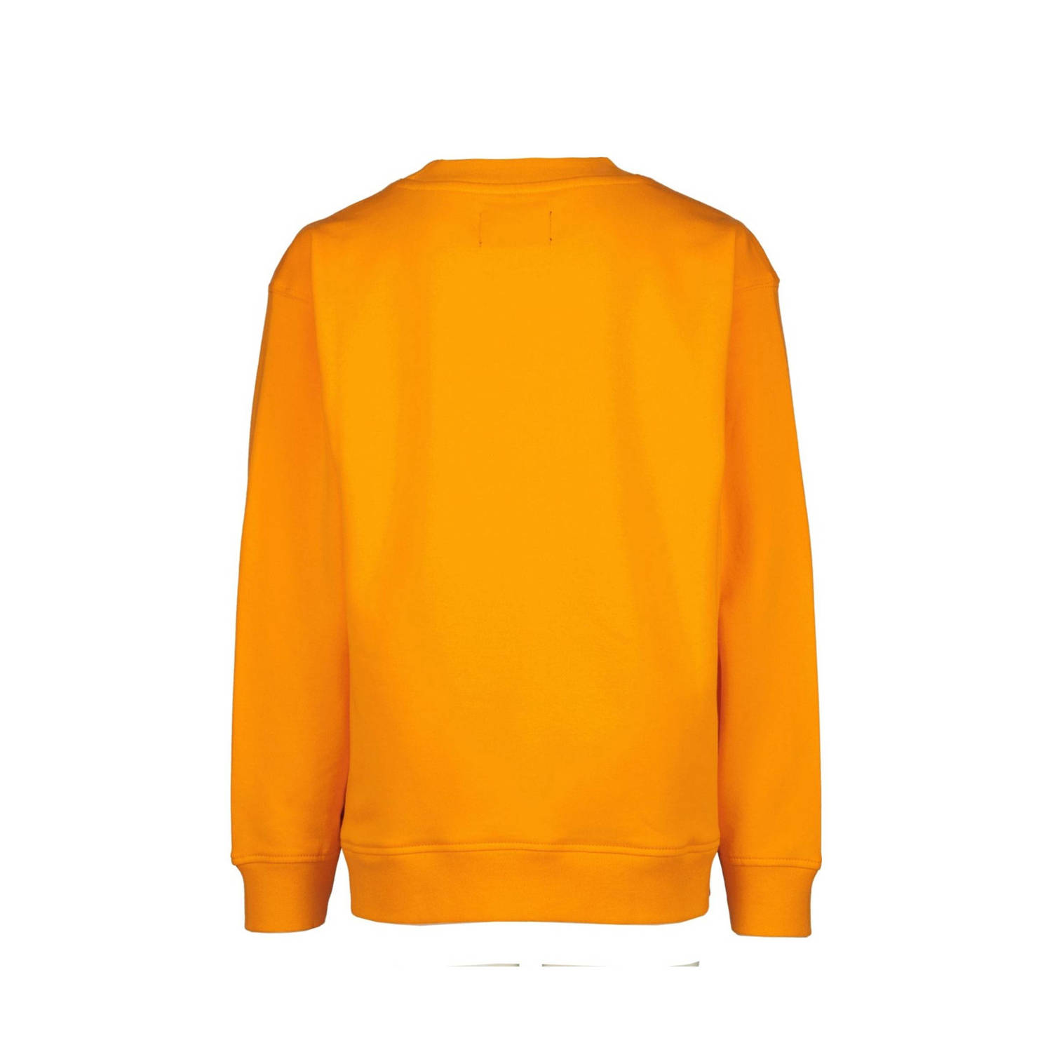 Raizzed sweater Oxnard met printopdruk feloranje