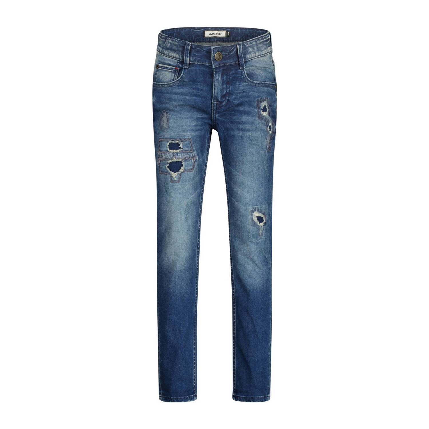 Raizzed skinny jeans Tokyo crafted vintage blue Blauw Jongens Stretchdenim 176