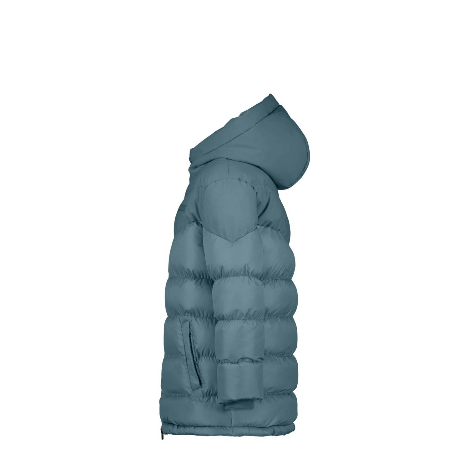 Raizzed gewatteerde winterjas Tulun lichtblauw