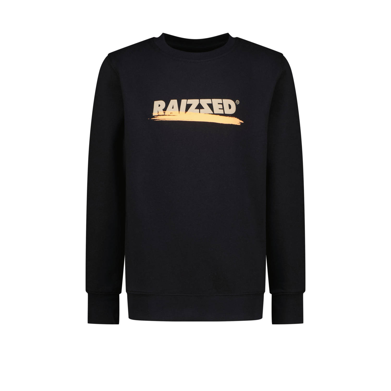 Raizzed sweater Novo met logo zwart