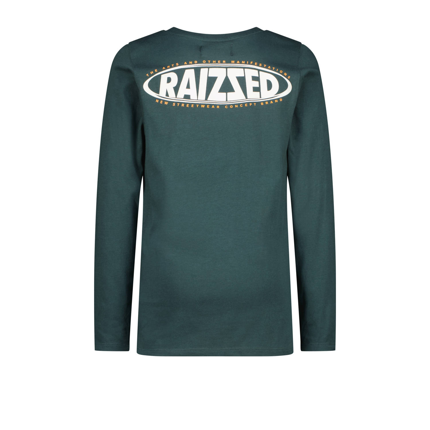 Raizzed longsleeve Join met backprint donkergroen