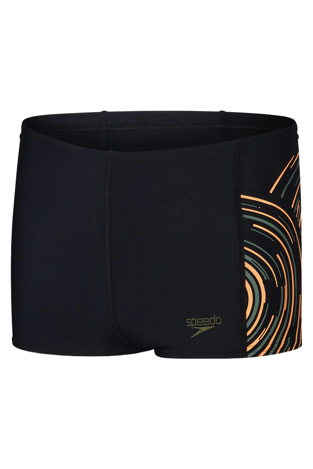 Speedo EnduraFlex zwemboxer zwart/oranje