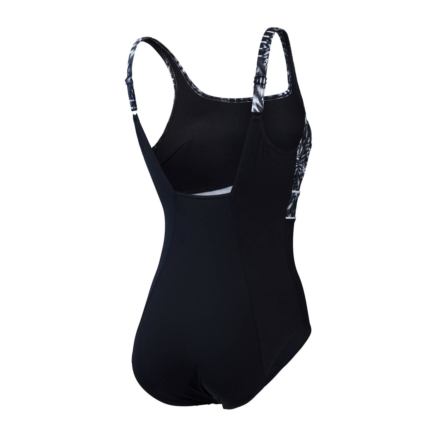 Speedo Shape Comprex corrigerend badpak Eclipse zwart wit