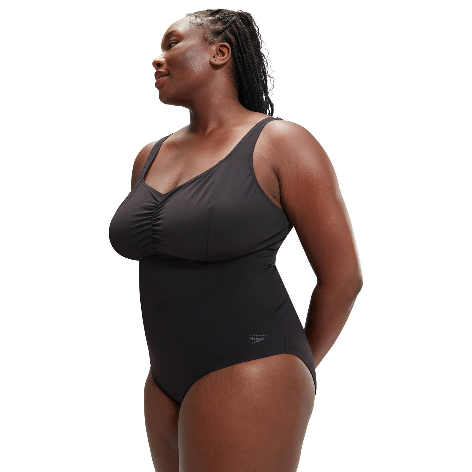 Speedo Shape Comprex corrigerend badpak AquaNite zwart