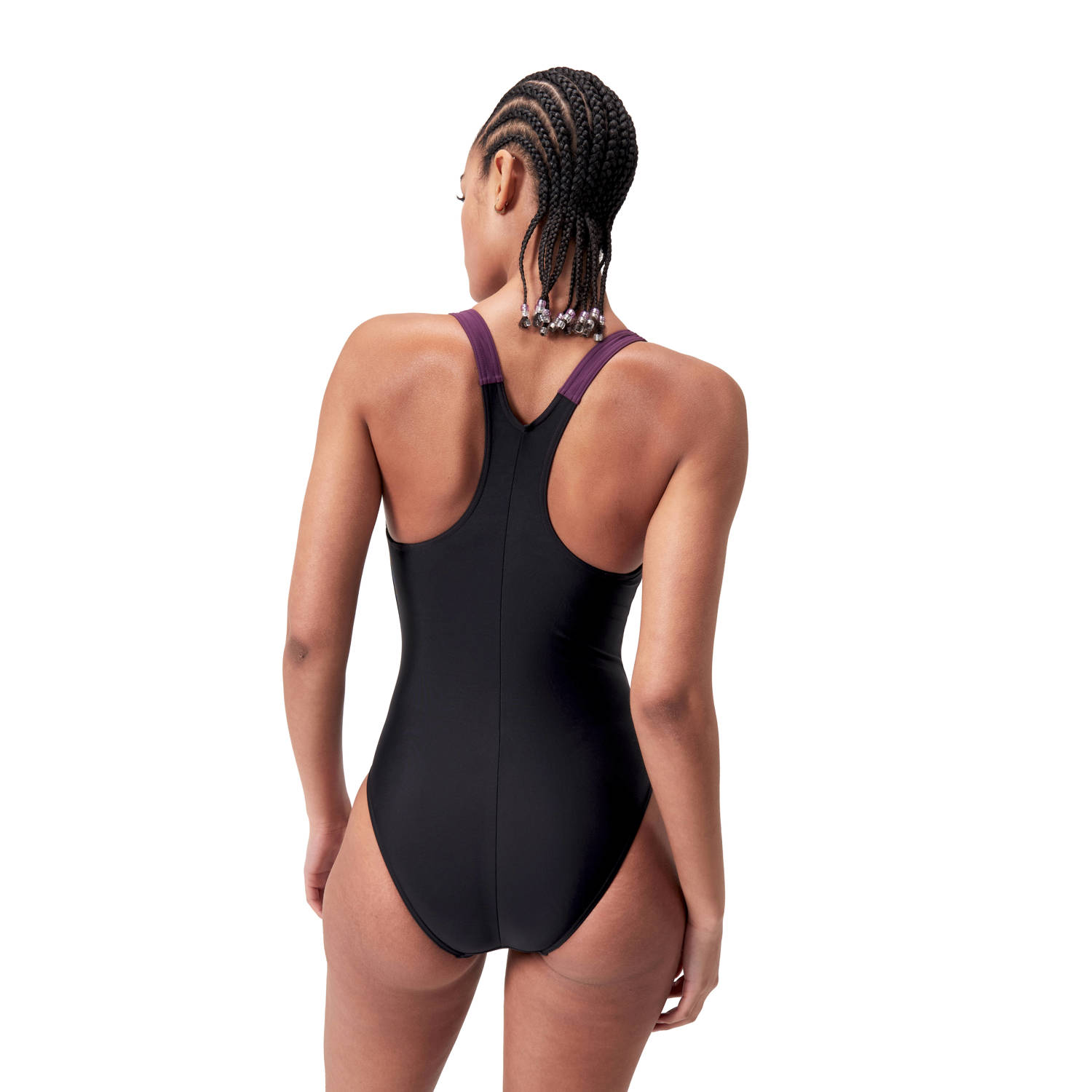 Speedo EnduraFlex sportbadpak HyperBoom zwart paars