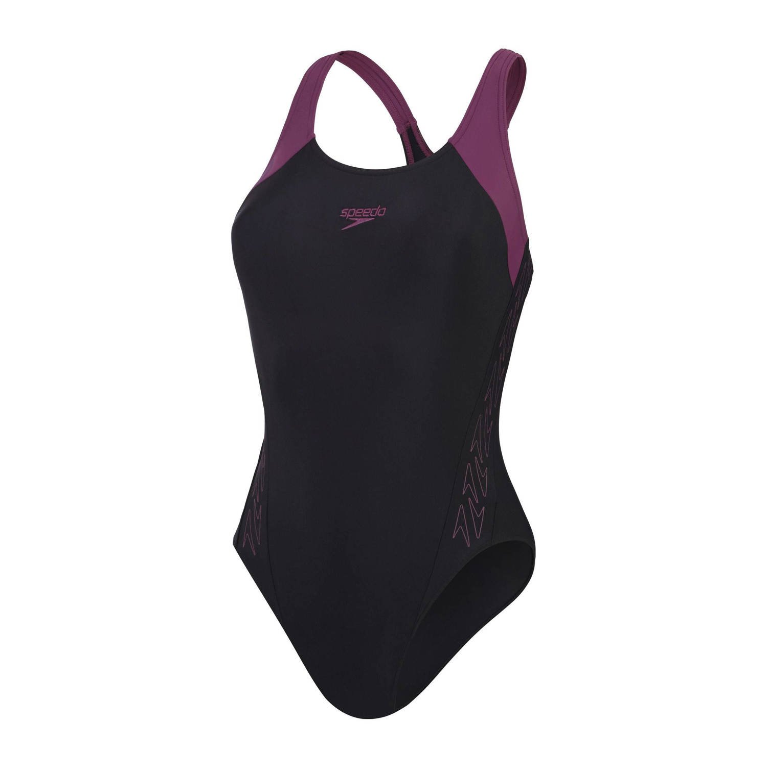 Speedo EnduraFlex sportbadpak HyperBoom zwart paars