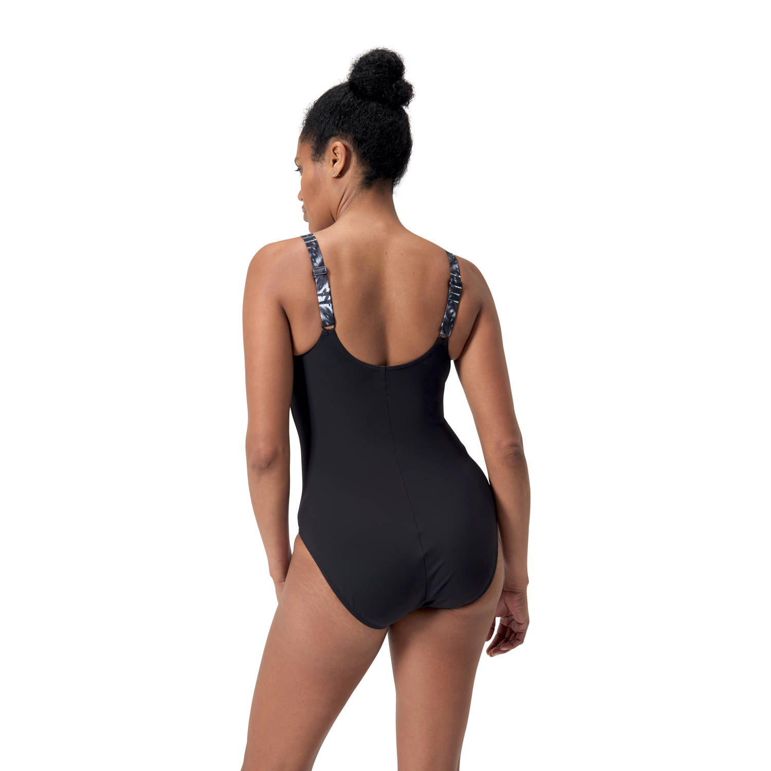 Speedo Shape Comprex corrigerend badpak Splice zwart