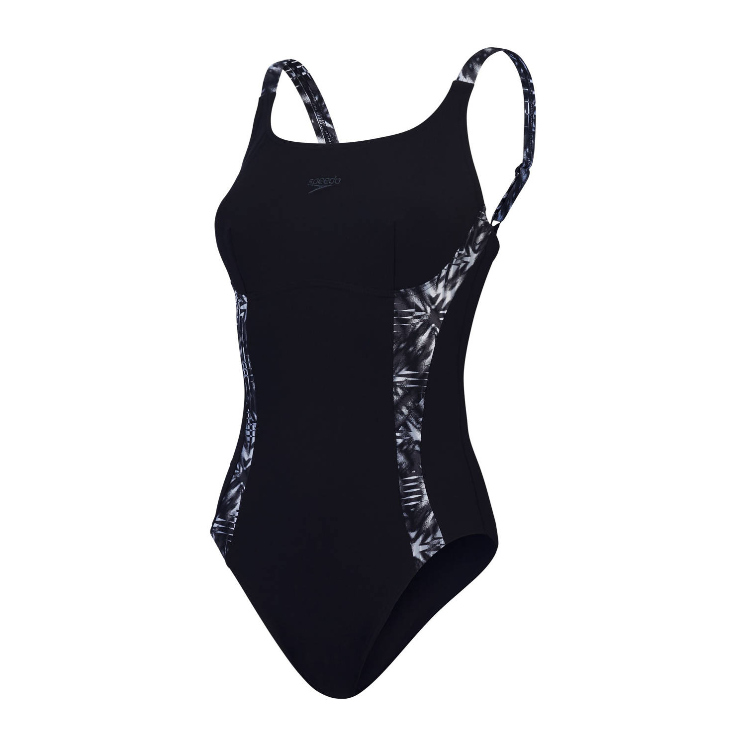 Speedo Shape Comprex corrigerend badpak Splice zwart