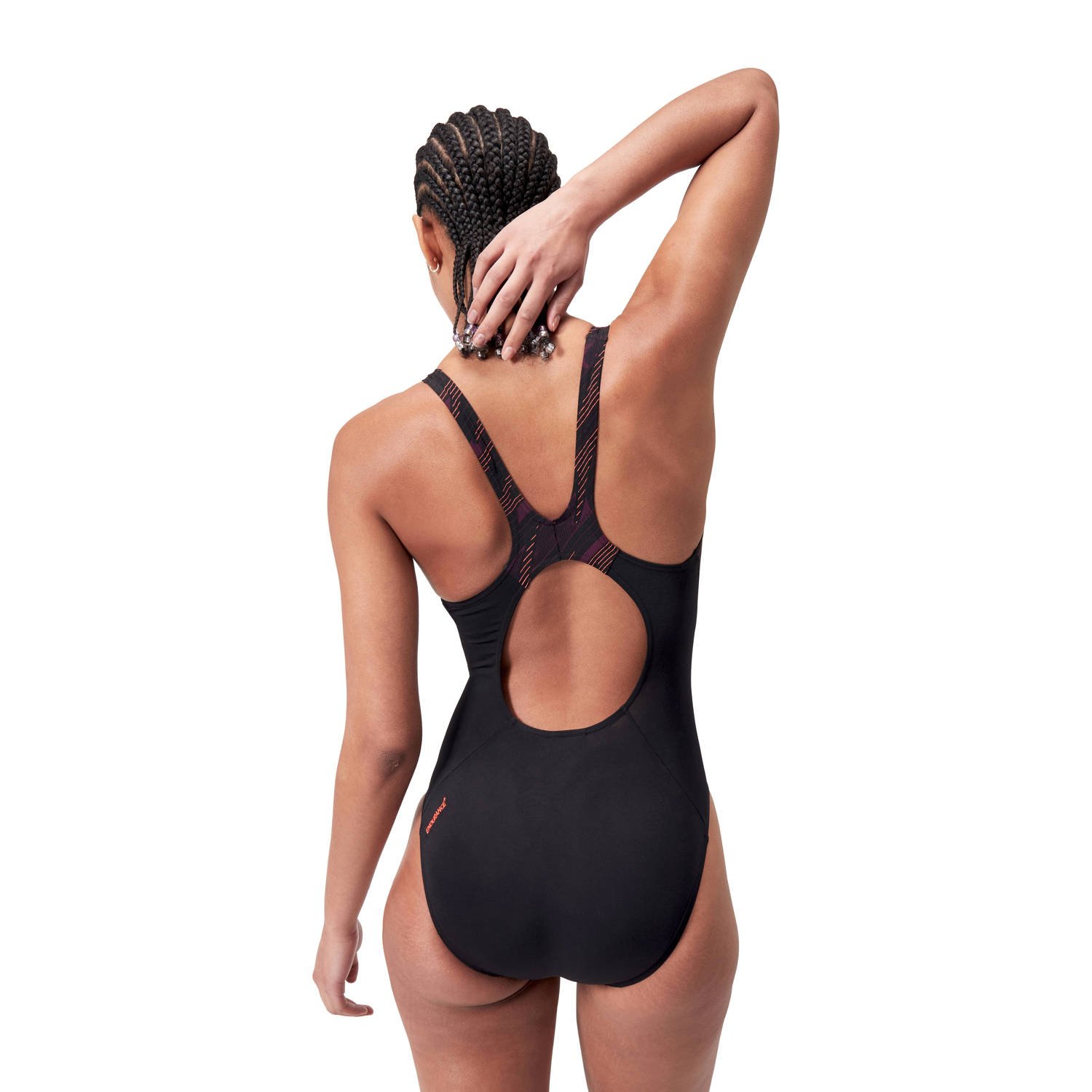 Speedo Endurance+ sportbadpak HyperBoom zwart oranje
