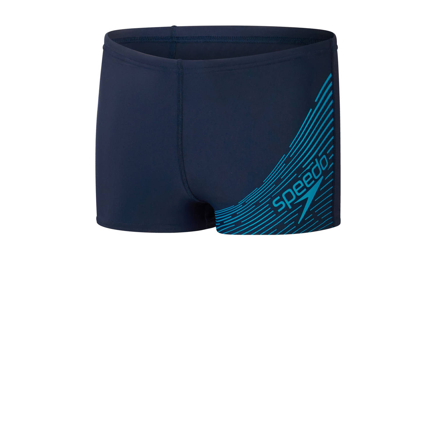 Speedo zwemboxer Medley donkerblauw turquoise