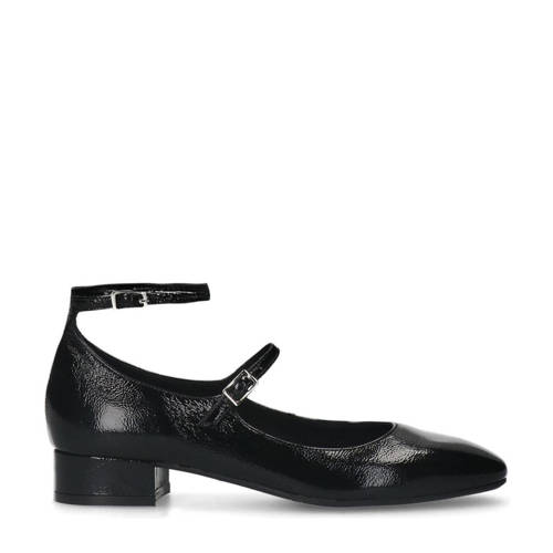 Manfield lakleren ballerina's zwart afbeelding