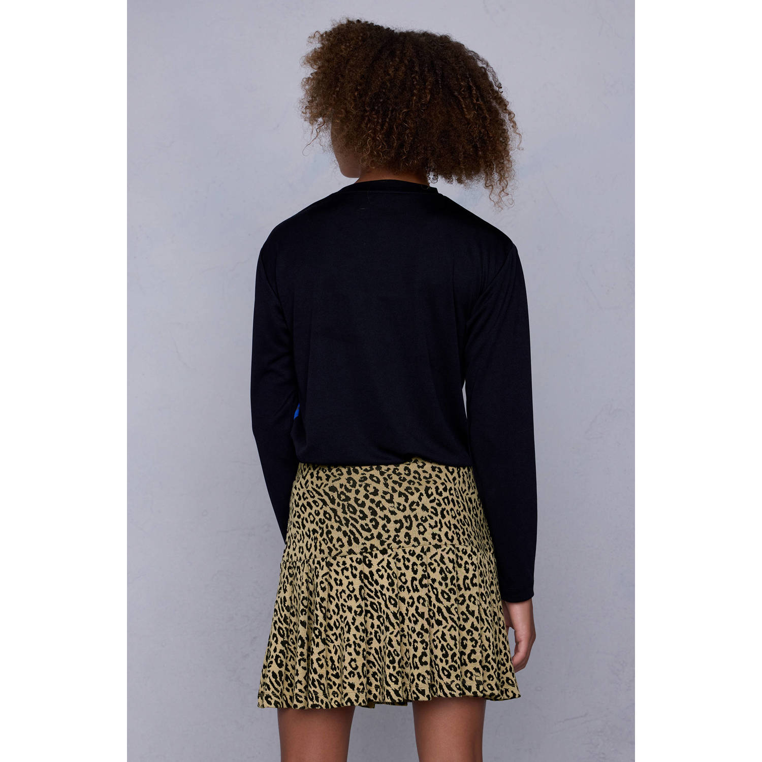 Coolcat Rok Mackenzie met Luipaard Jacquard Patroon