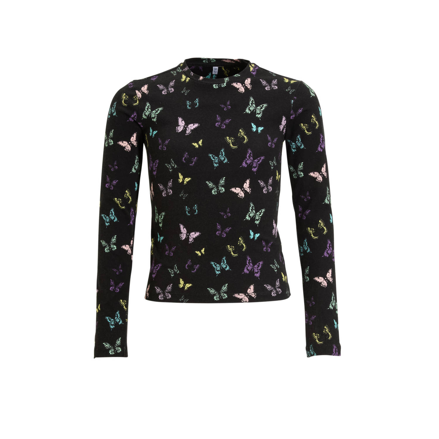 Coolcat Longsleeve Top Tyra met Vlinder All-over Print