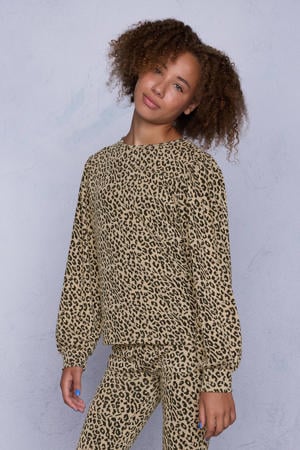Sweater Nina met Luipaard Jacquard Patroon