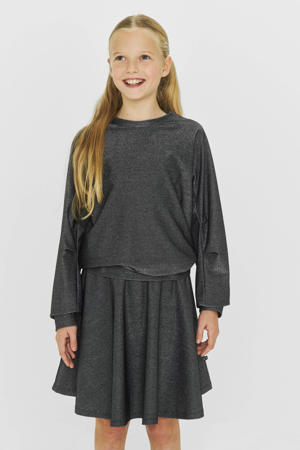 lurex top Nyla zilver