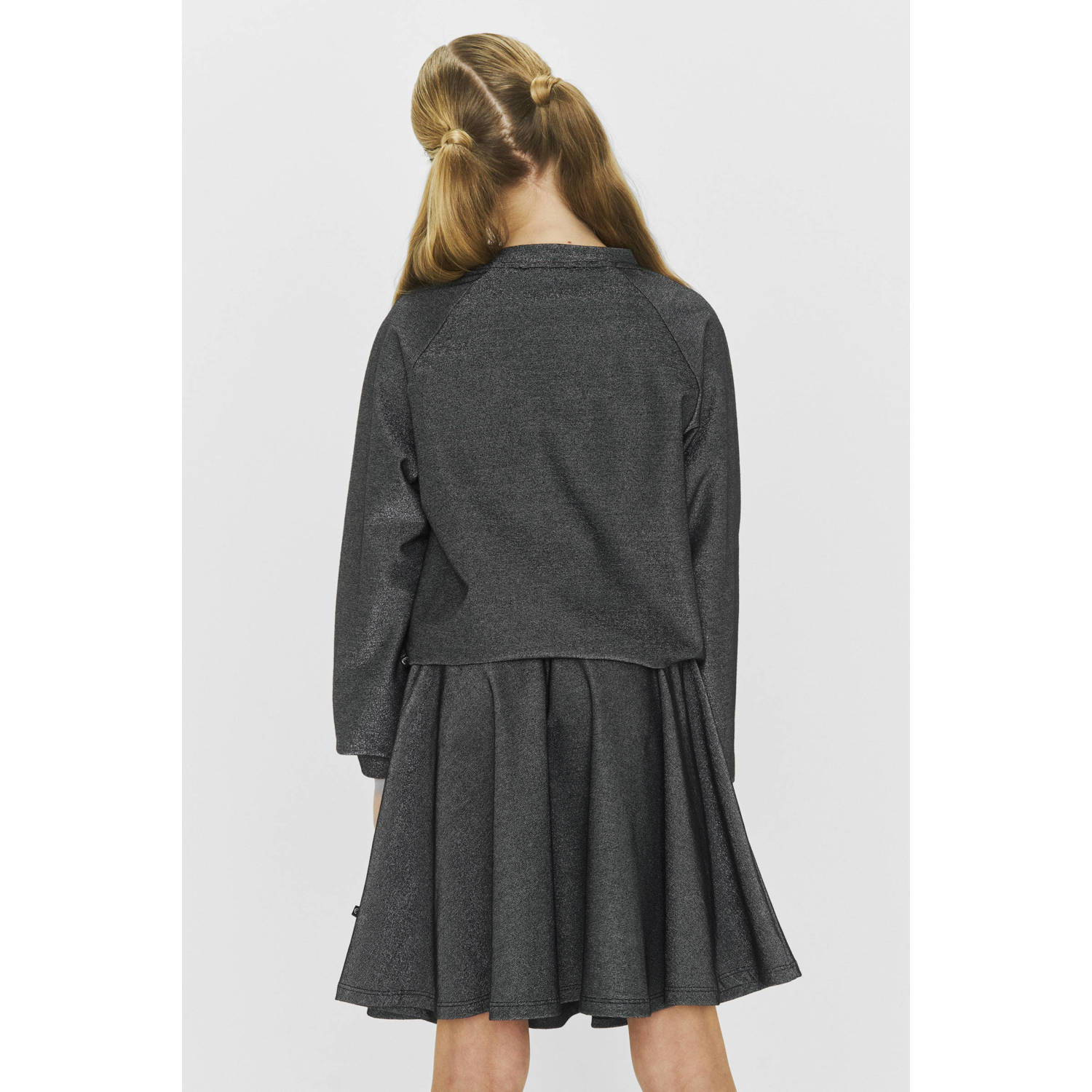 Coolcat lurex top Nyla zilver