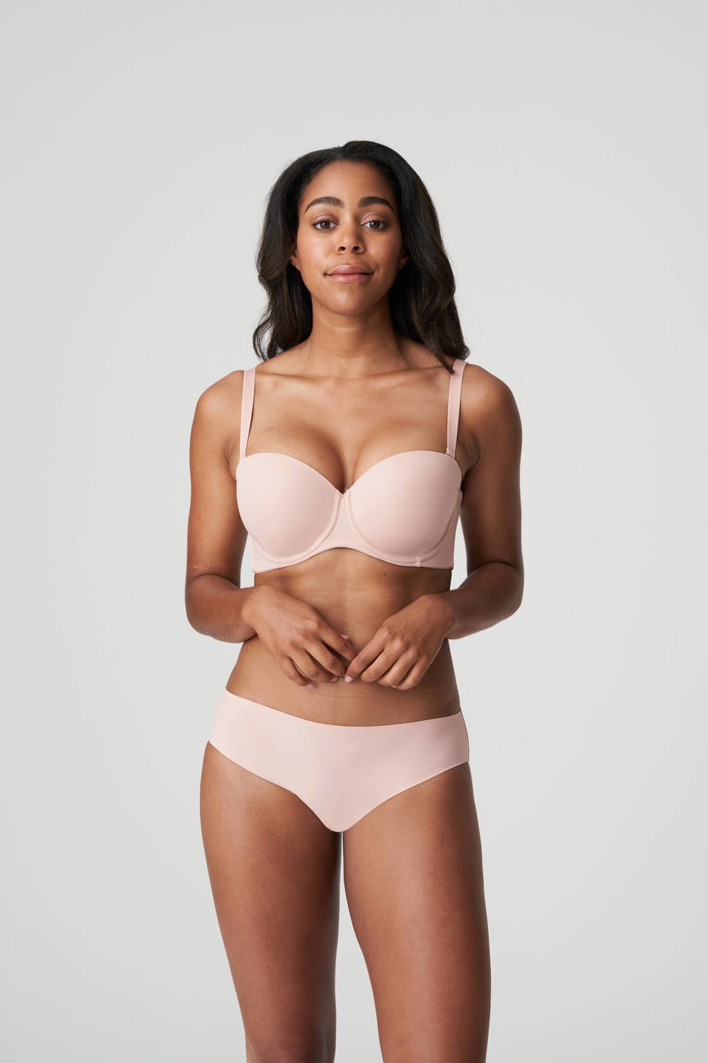PrimaDonna Twist voorgevormde strapless T-shirt-bh met beugel Figuras lichtroze