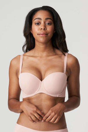 voorgevormde strapless beugelbh Figuras lichtroze
