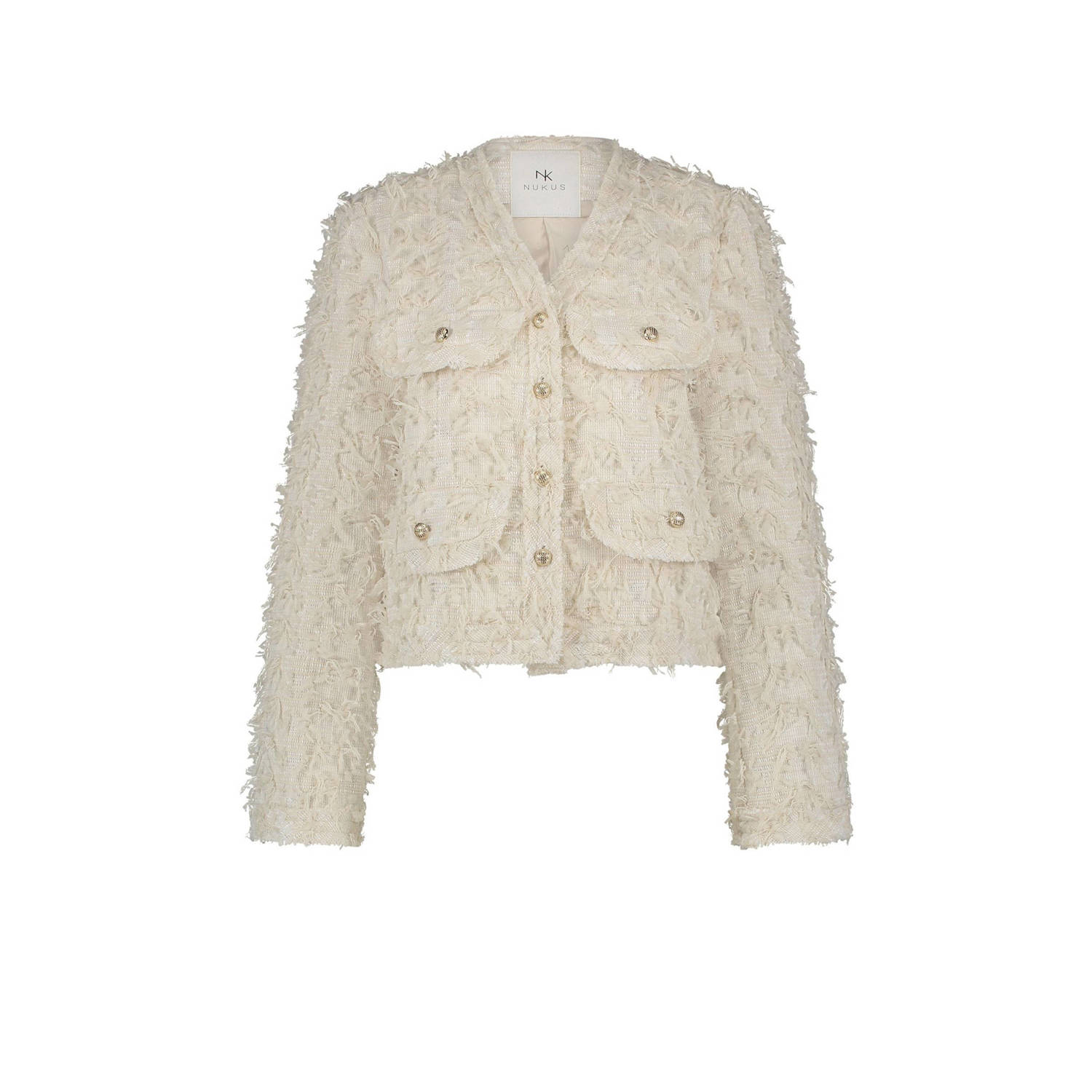 Nukus Witte Memphis Jas voor Vrouwen White Dames