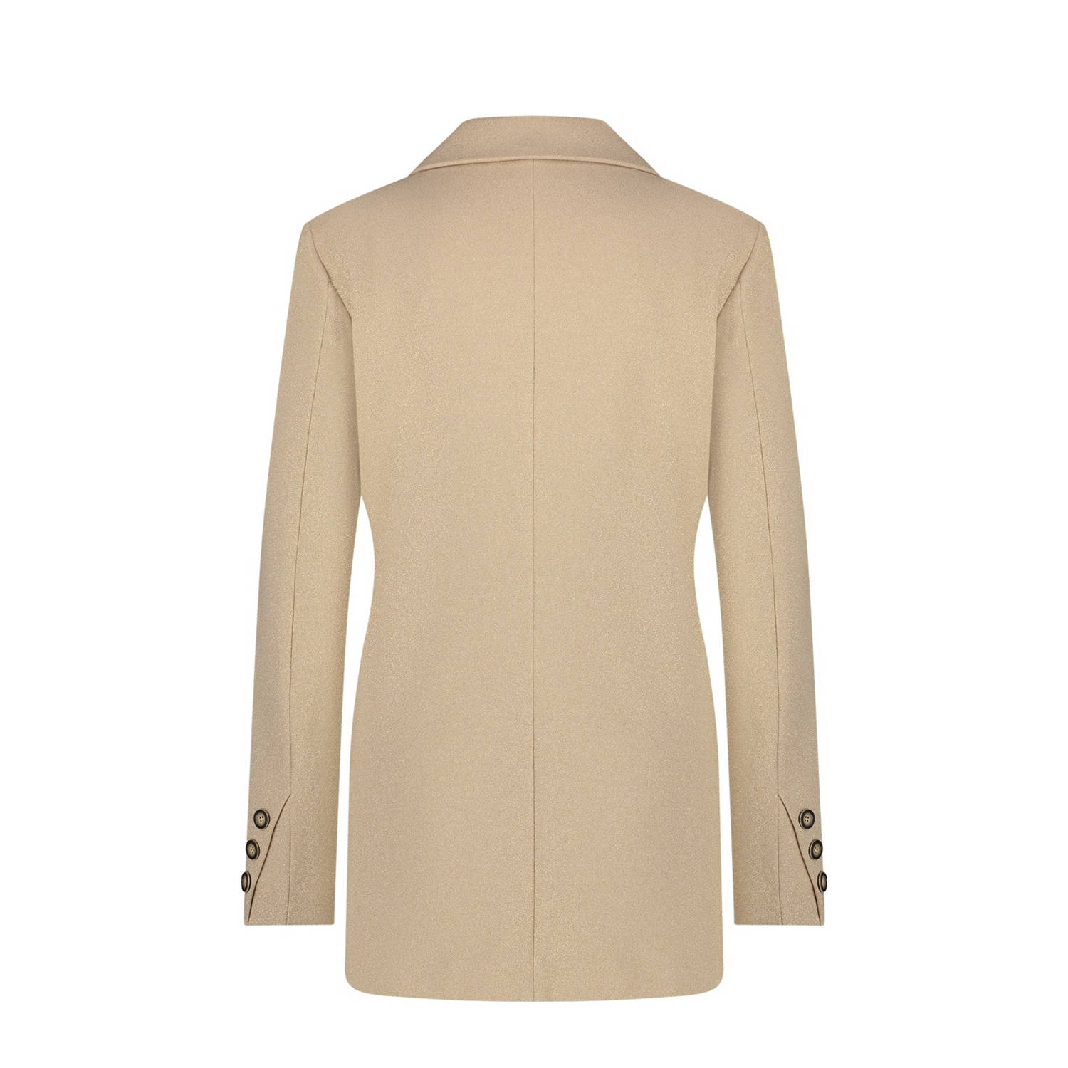 NUKUS rechtvallende blazer Close goud