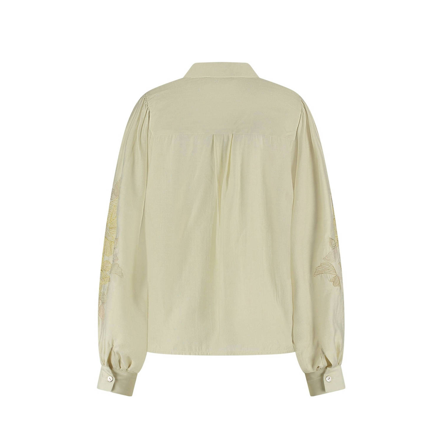 NUKUS blouse Milanova crème goud