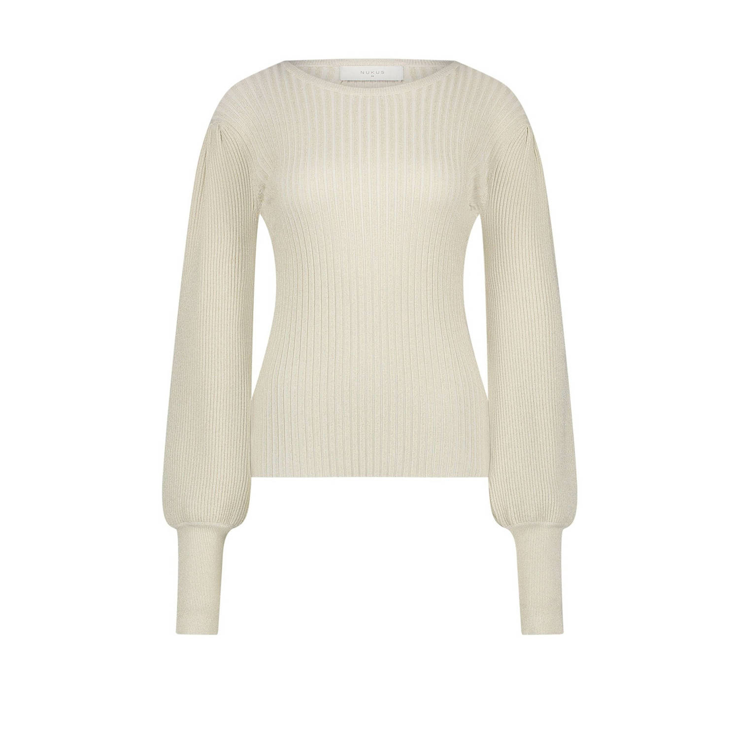 NUKUS Dames Truien & Vesten Mullberry Pullover Lurex Beige