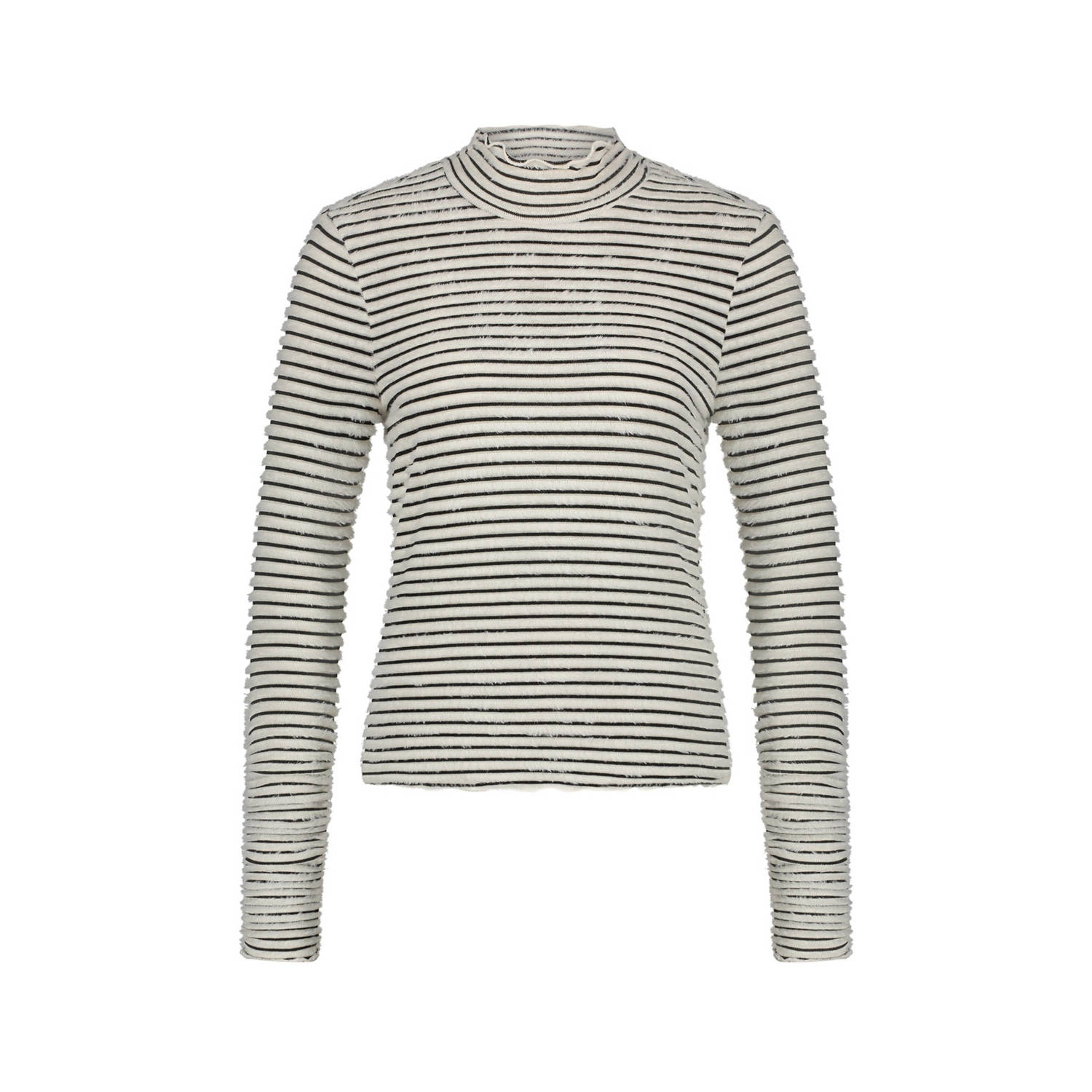 Nukus Gestreepte Top Fw240118 Black Dames