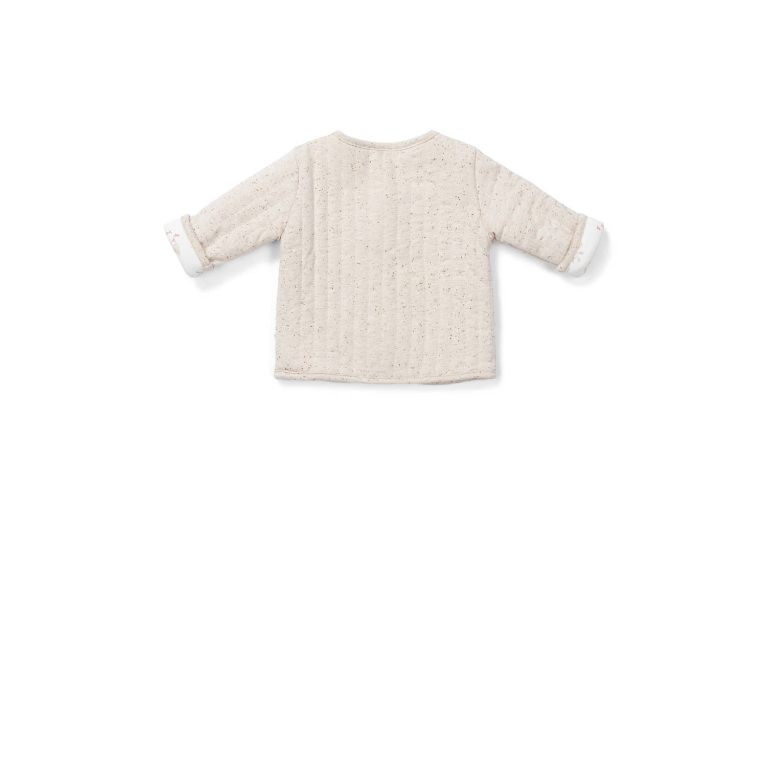 Little Dutch baby gemêleerde zomerjas beige ecru