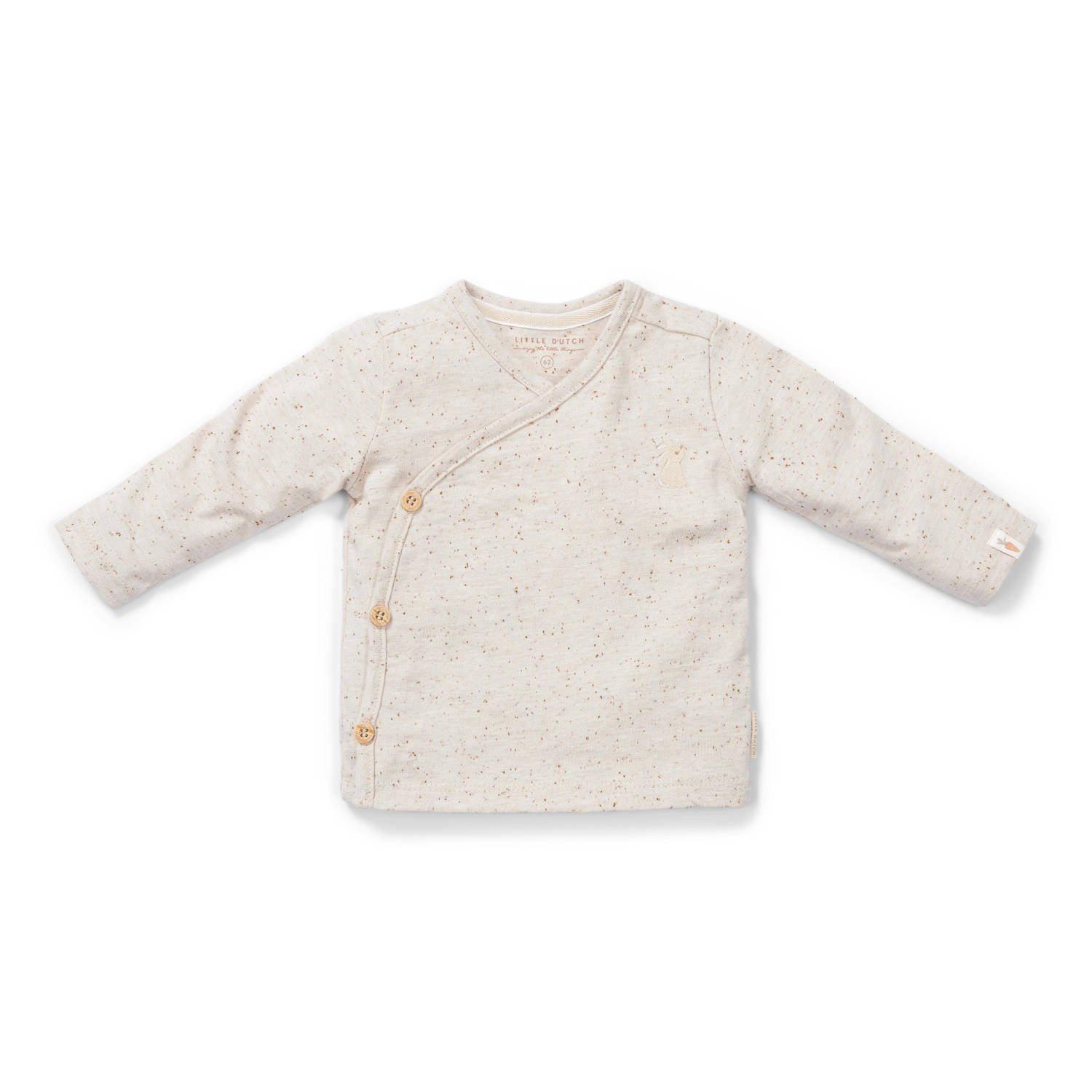 Little Dutch vest Longsleeve Ecru Jongens Katoen V-hals Melée 62