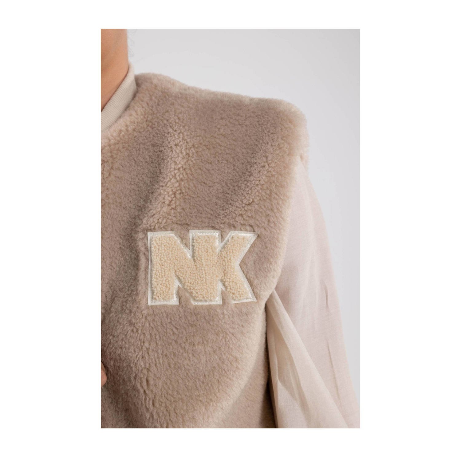 NUKUS gilet Billy zand