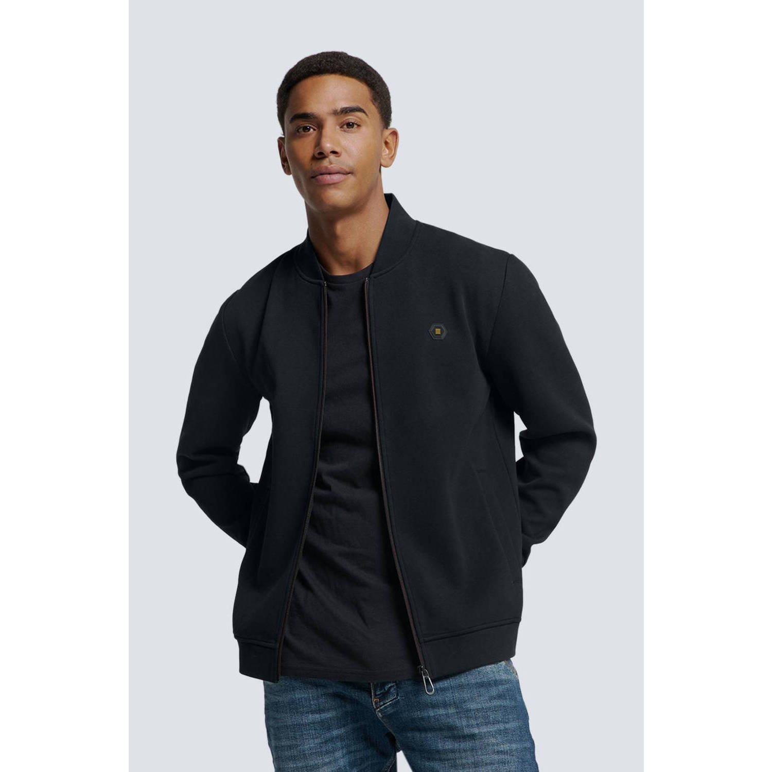 No Excess sweatvest zwart