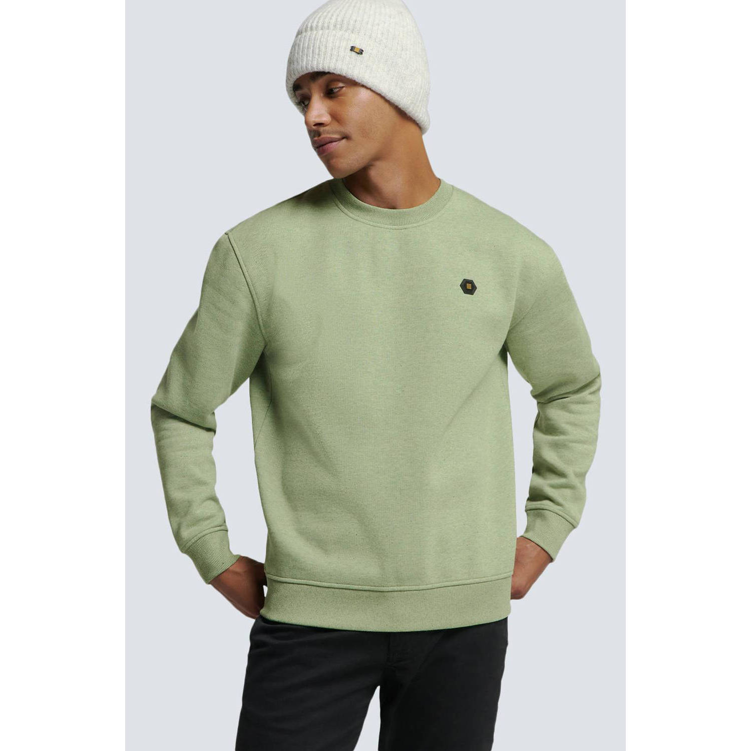 No Excess sweater lichtgroen