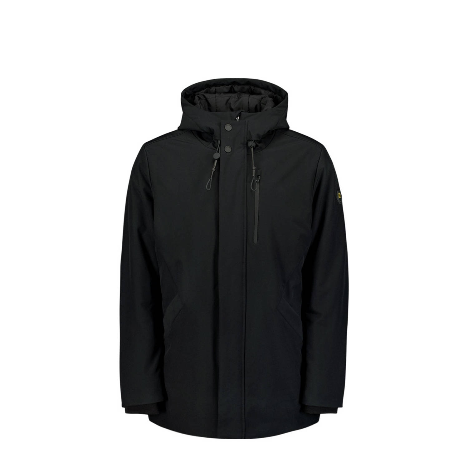 No Excess Capuchon Softshell Jas Stijlvol Functioneel Black Heren