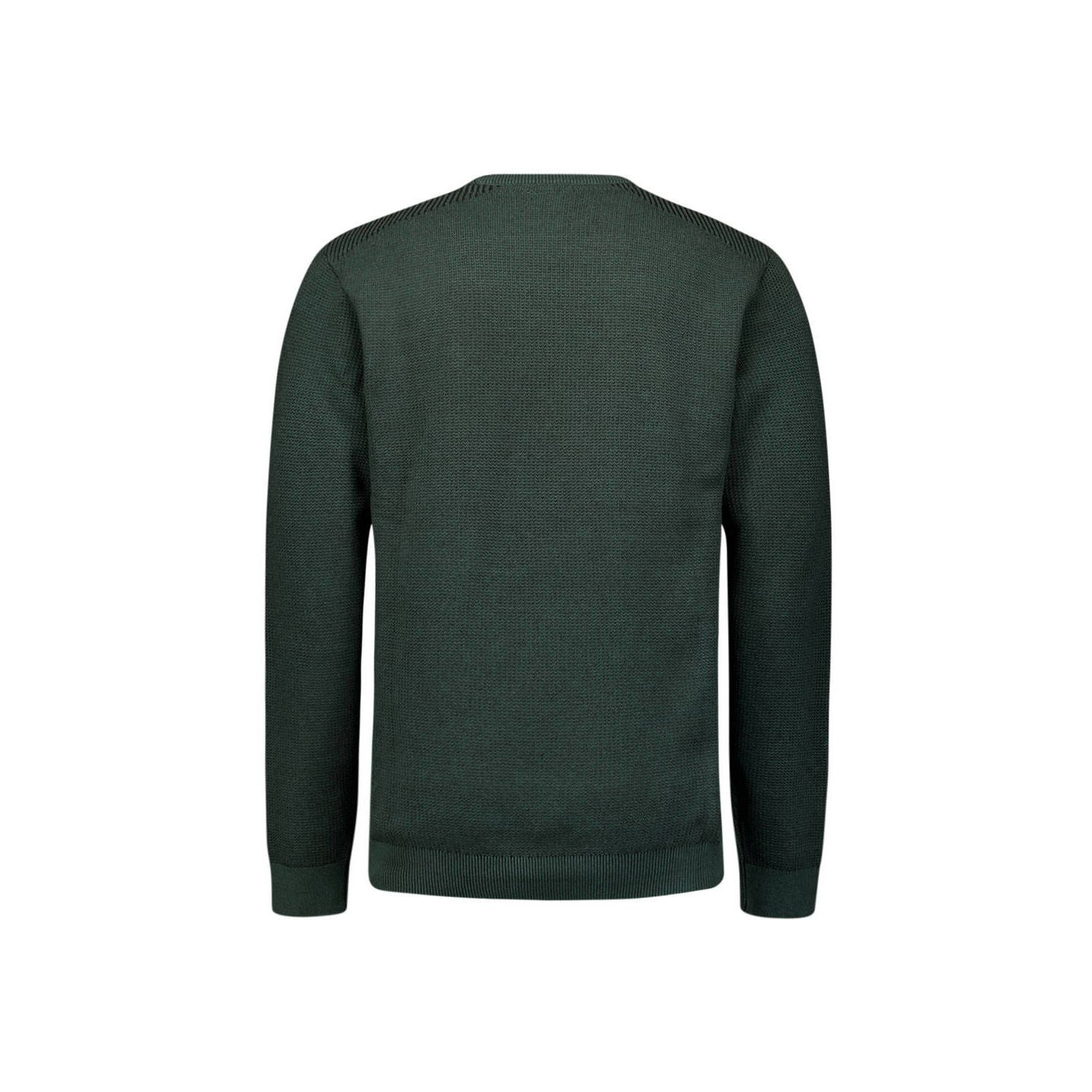 NO EXCESS Trui met ronde hals met jacquard-look