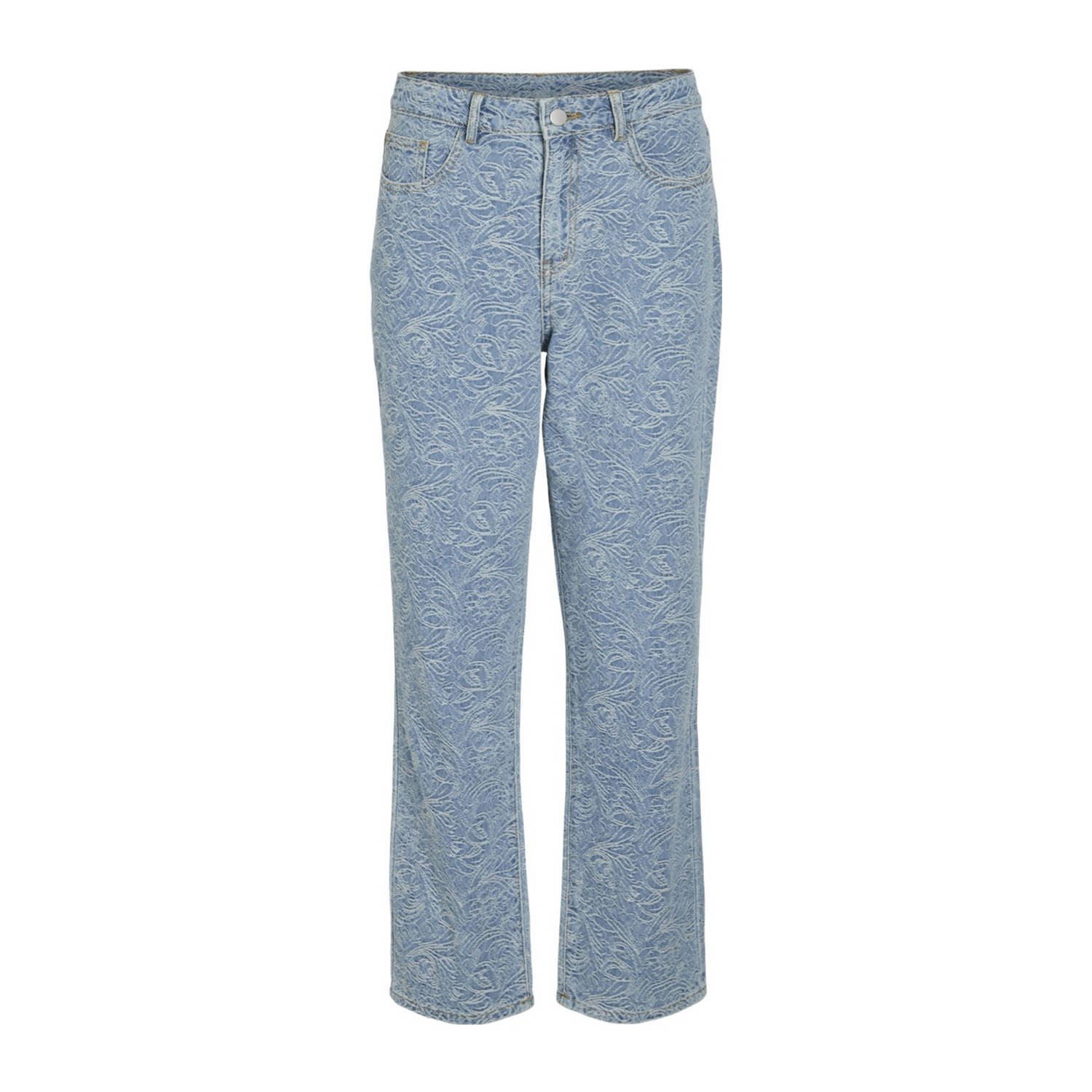 VILA straight leg jeans VICHRIS light blue denim