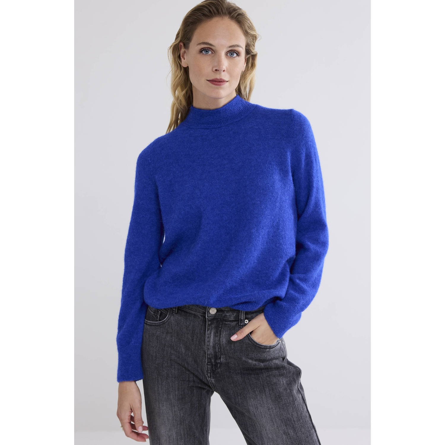 Summum gebreide trui blauw