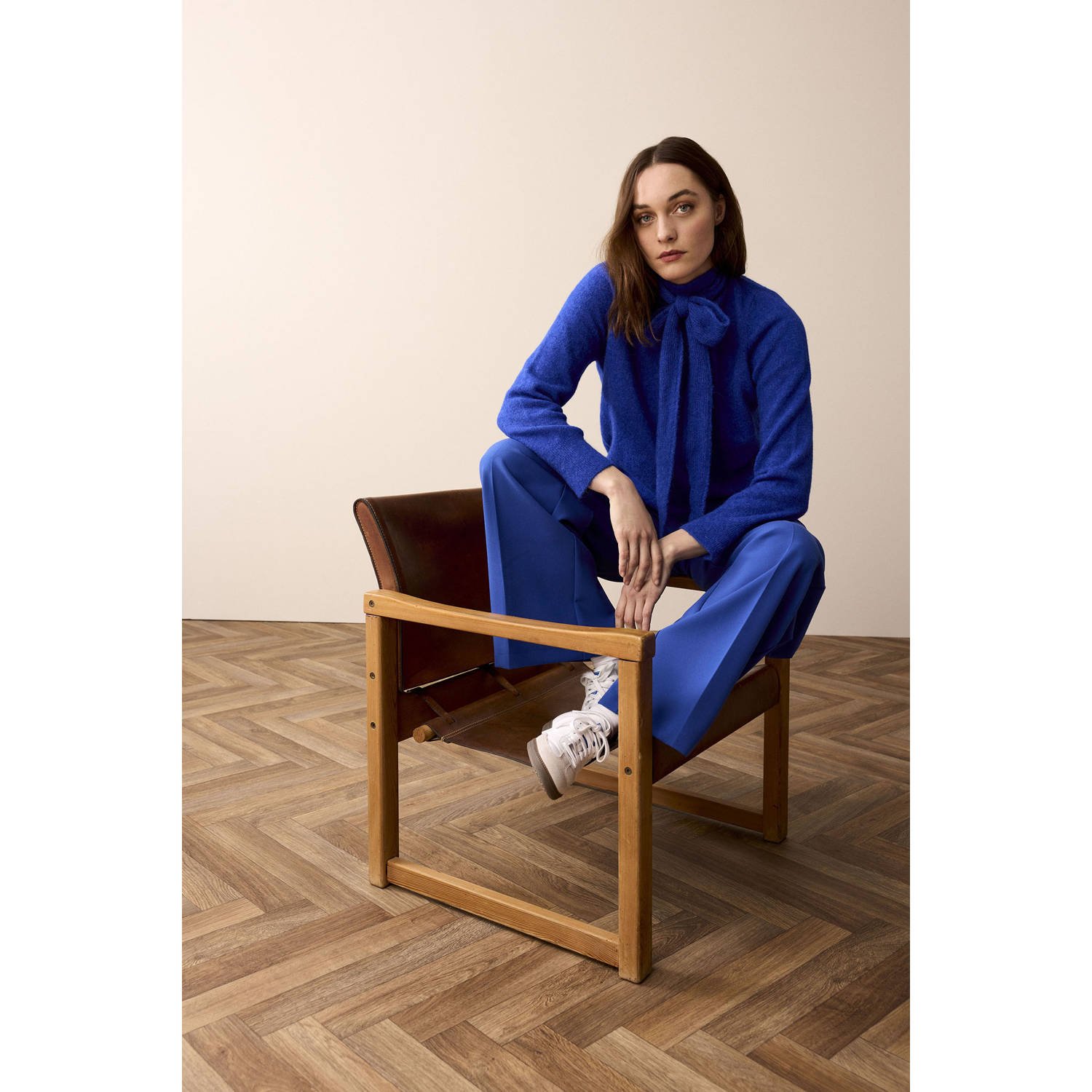 Summum gebreide trui blauw