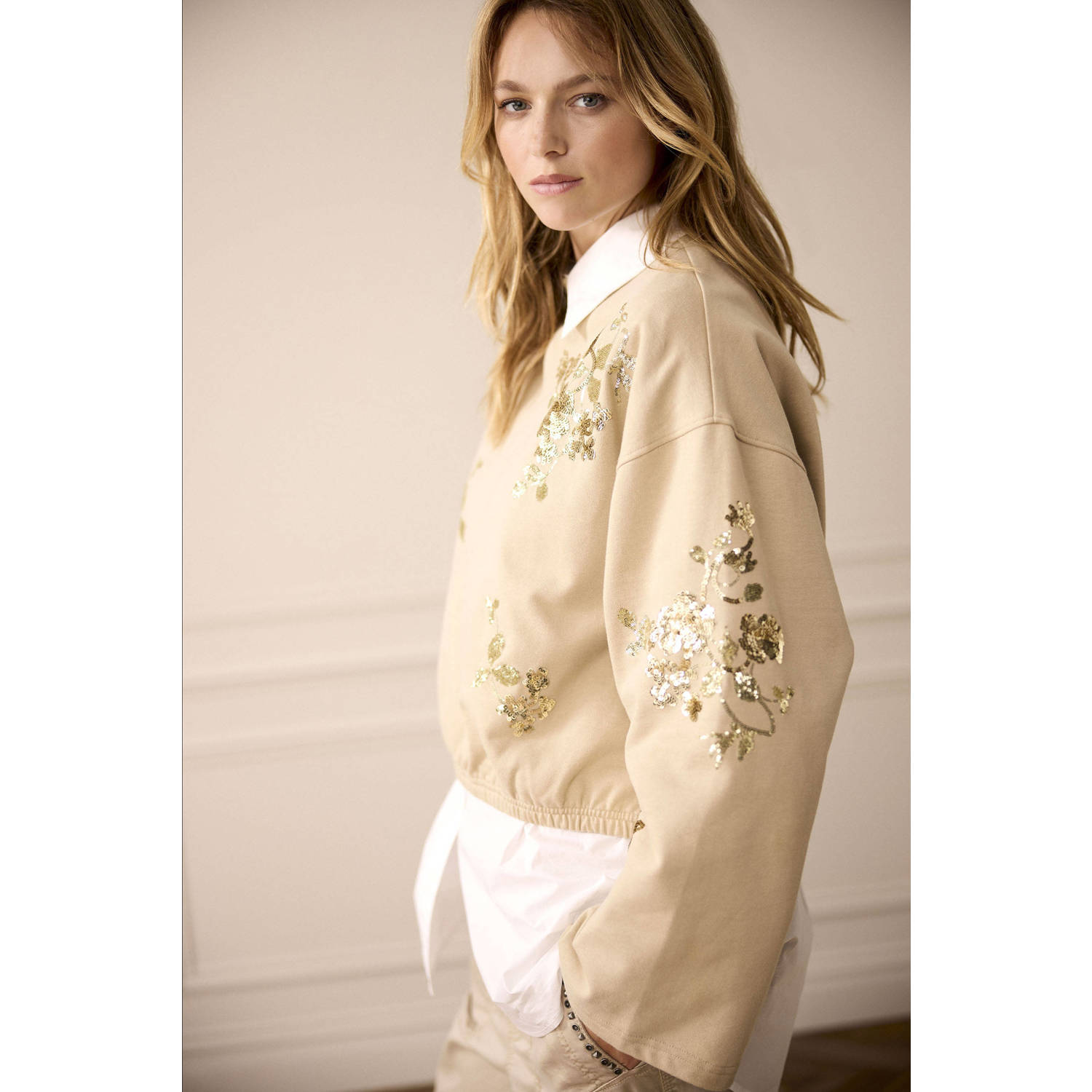 Summum sweater beige