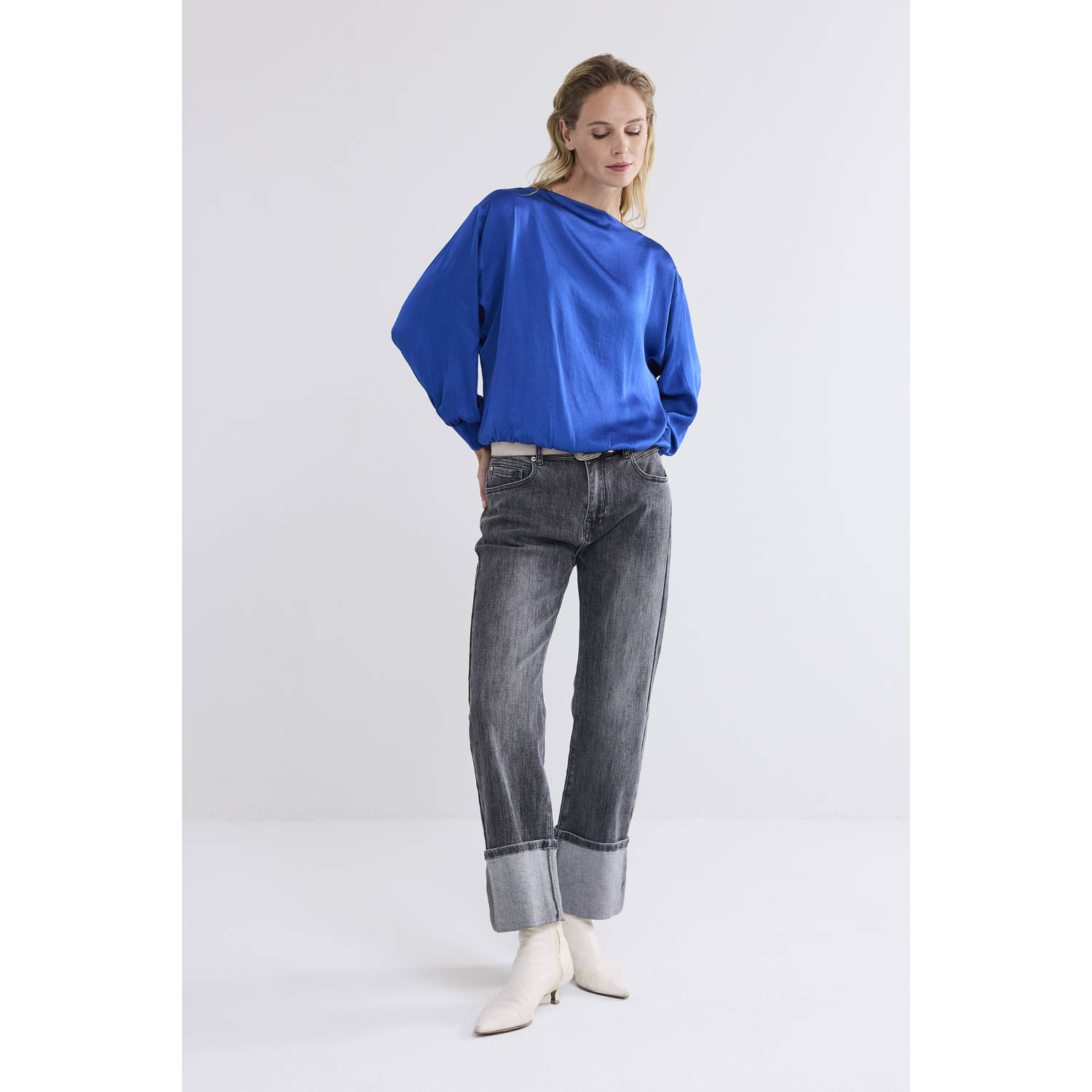 Summum blousetop blauw