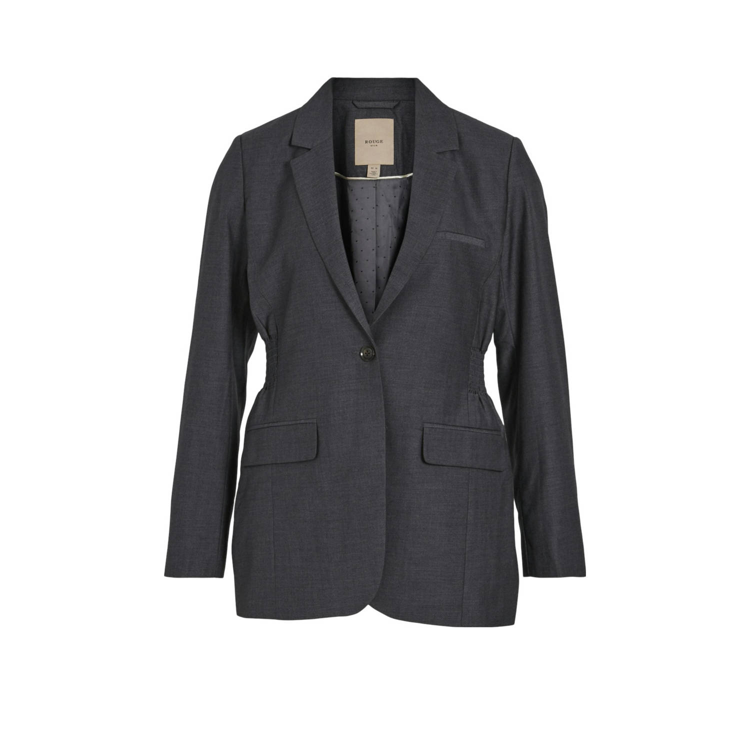 ROUGE EDIT getailleerde blazer VISADIE grijs