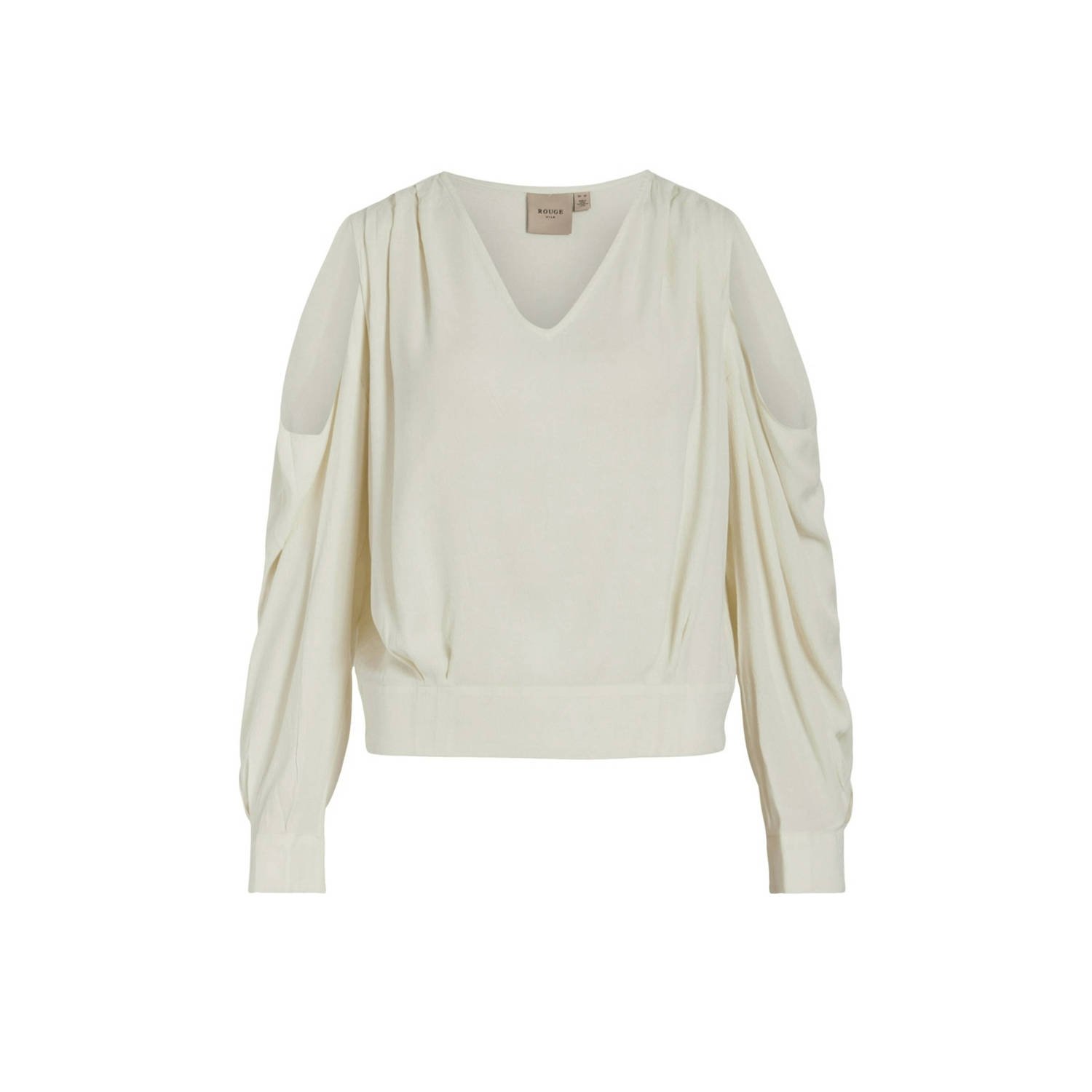 Vila Blouse Top Johanne LS Birch