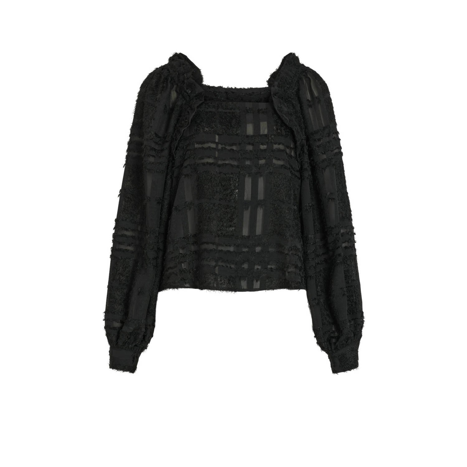 ROUGE EDIT top VIHAYAS zwart