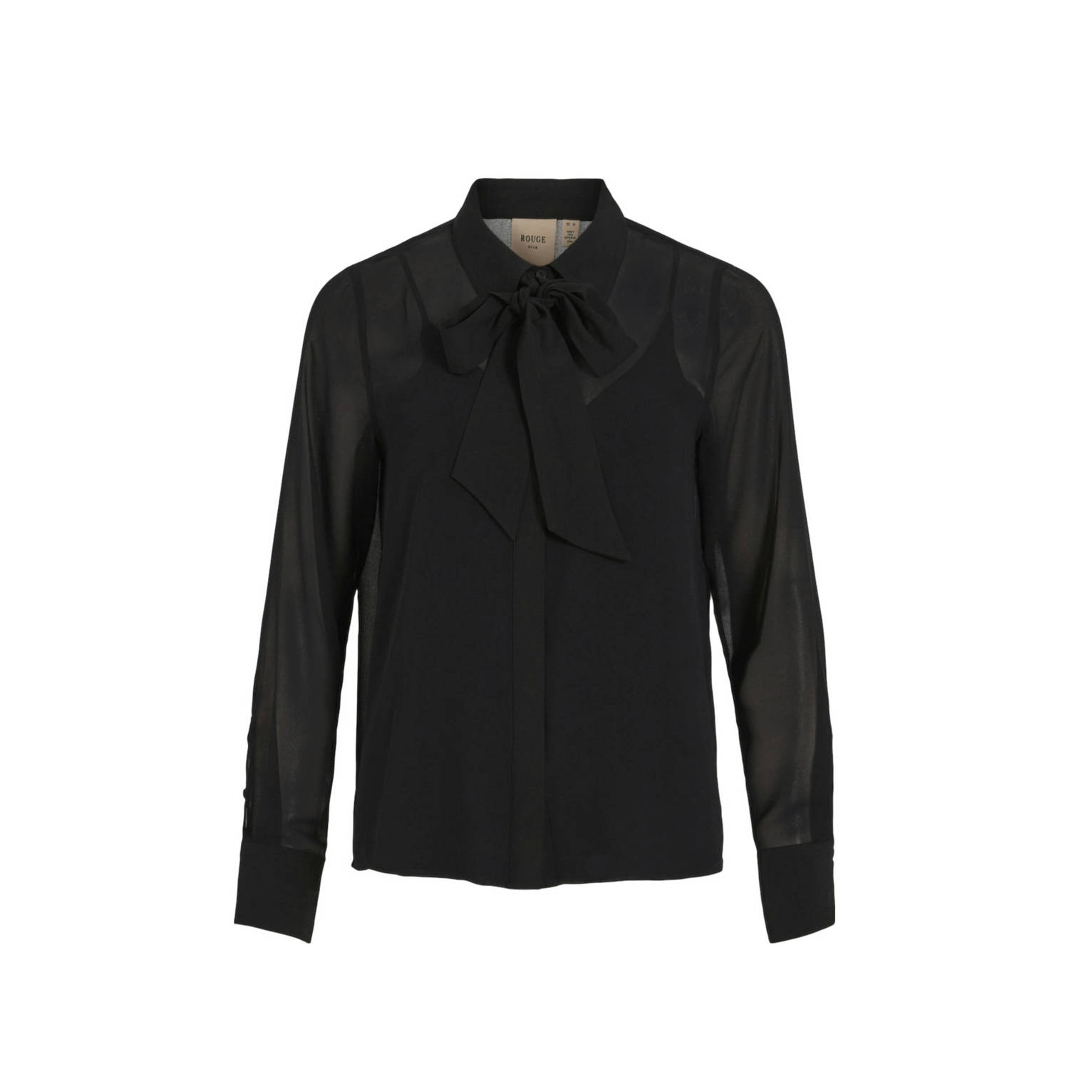 ROUGE EDIT blouse VIVEDA zwart
