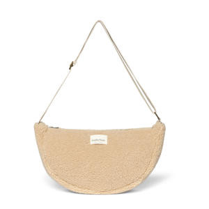 crossbody tas Teddy Maxi ecru
