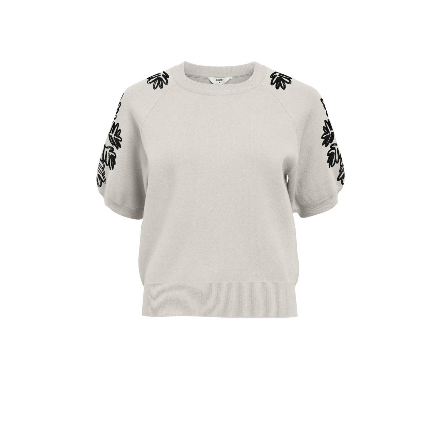 OBJECT Dames Tops & T-shirts Objrashia Knit 2 4 Re Pullover Zand